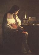 LA TOUR, Georges de The Magdalen with the Nightlight (mk05) oil